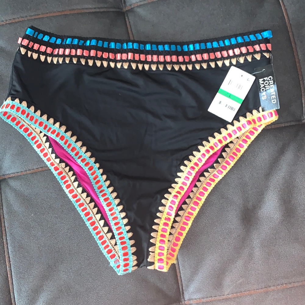 Bar III
Be Weave It High-Waist Bikini Bottoms Size L